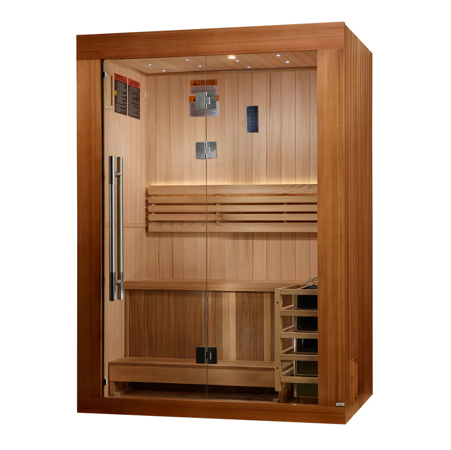 Golden Designs Sundsvall Edition 2-Person Traditional Sauna
