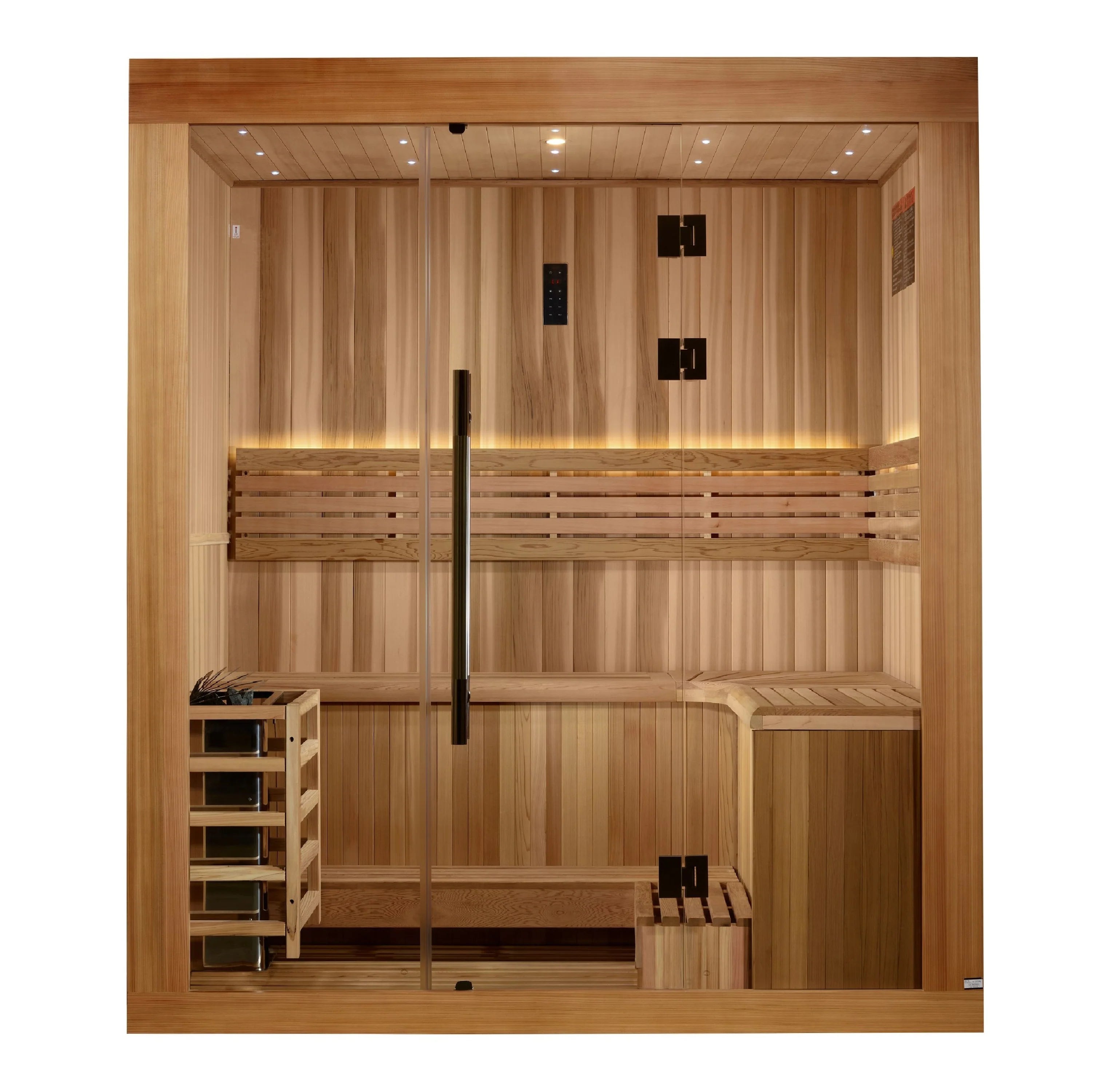 Golden Designs Copenhagen Edition 3-Person Traditional Sauna