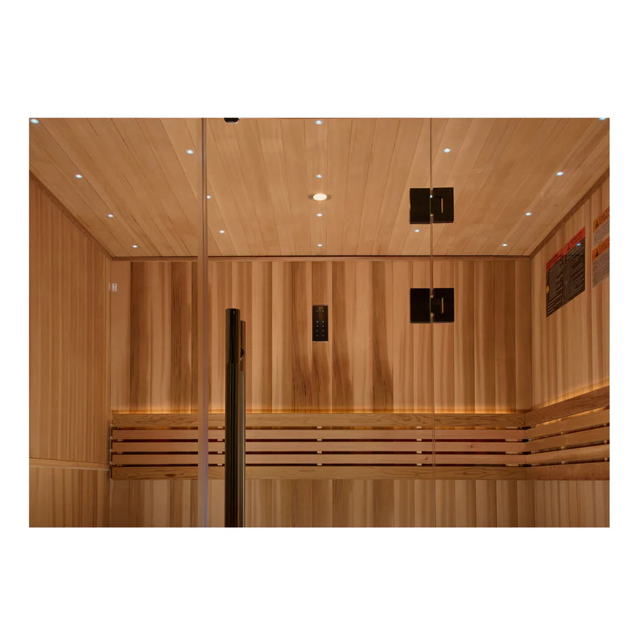 Golden Designs Copenhagen Edition 3-Person Traditional Sauna