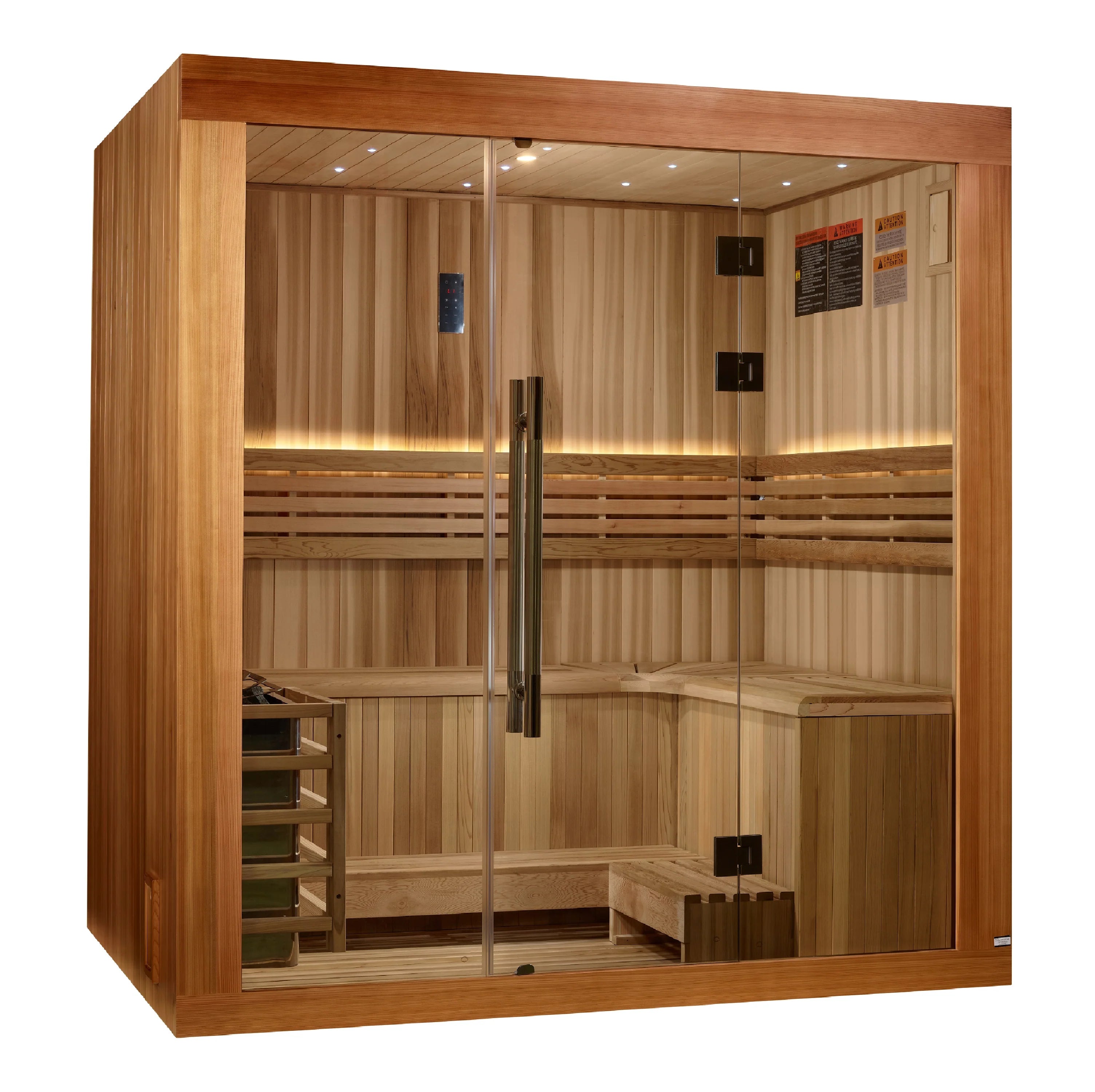 Golden Designs Copenhagen Edition 3-Person Traditional Sauna