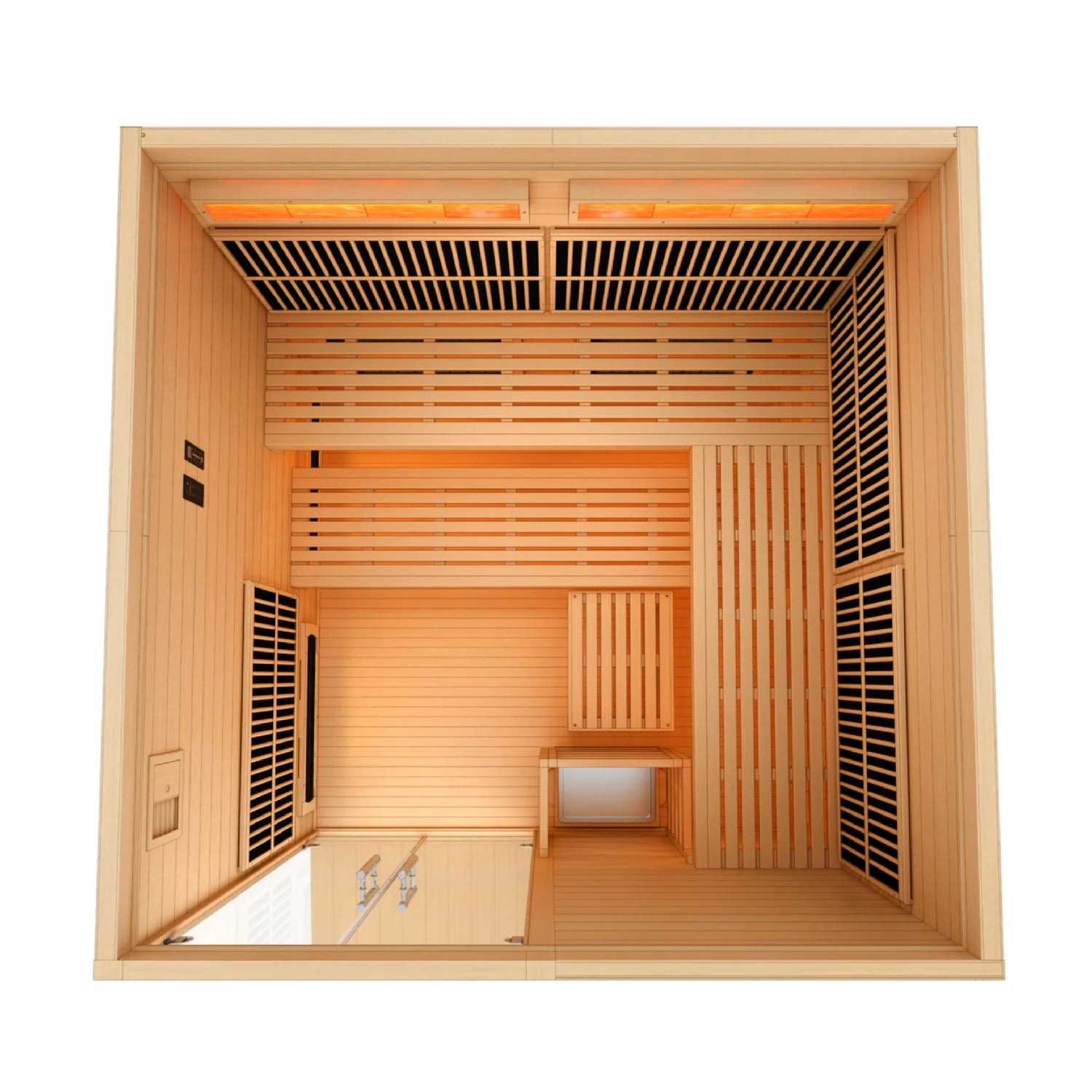 Golden Designs 2025 Toledo 6-Person Hybrid Indoor Sauna
