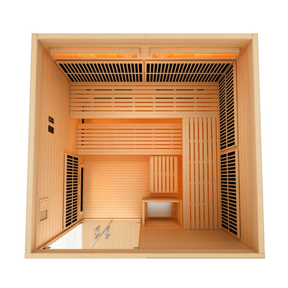 Golden Designs 2025 Toledo 6-Person Hybrid Indoor Sauna