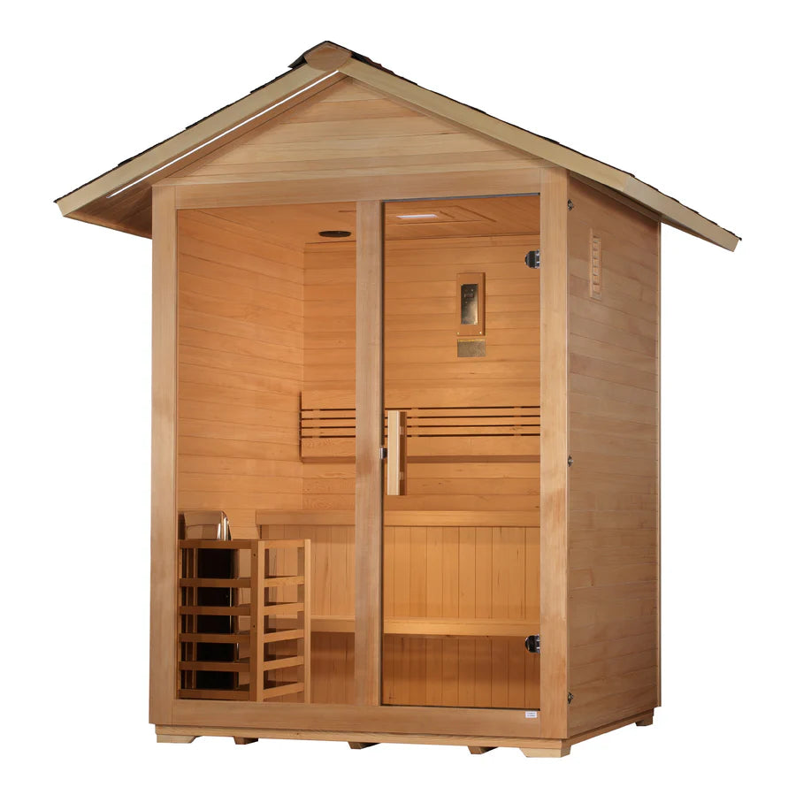 Golden Designs Arlberg 3-Person Outdoor Traditional Sauna