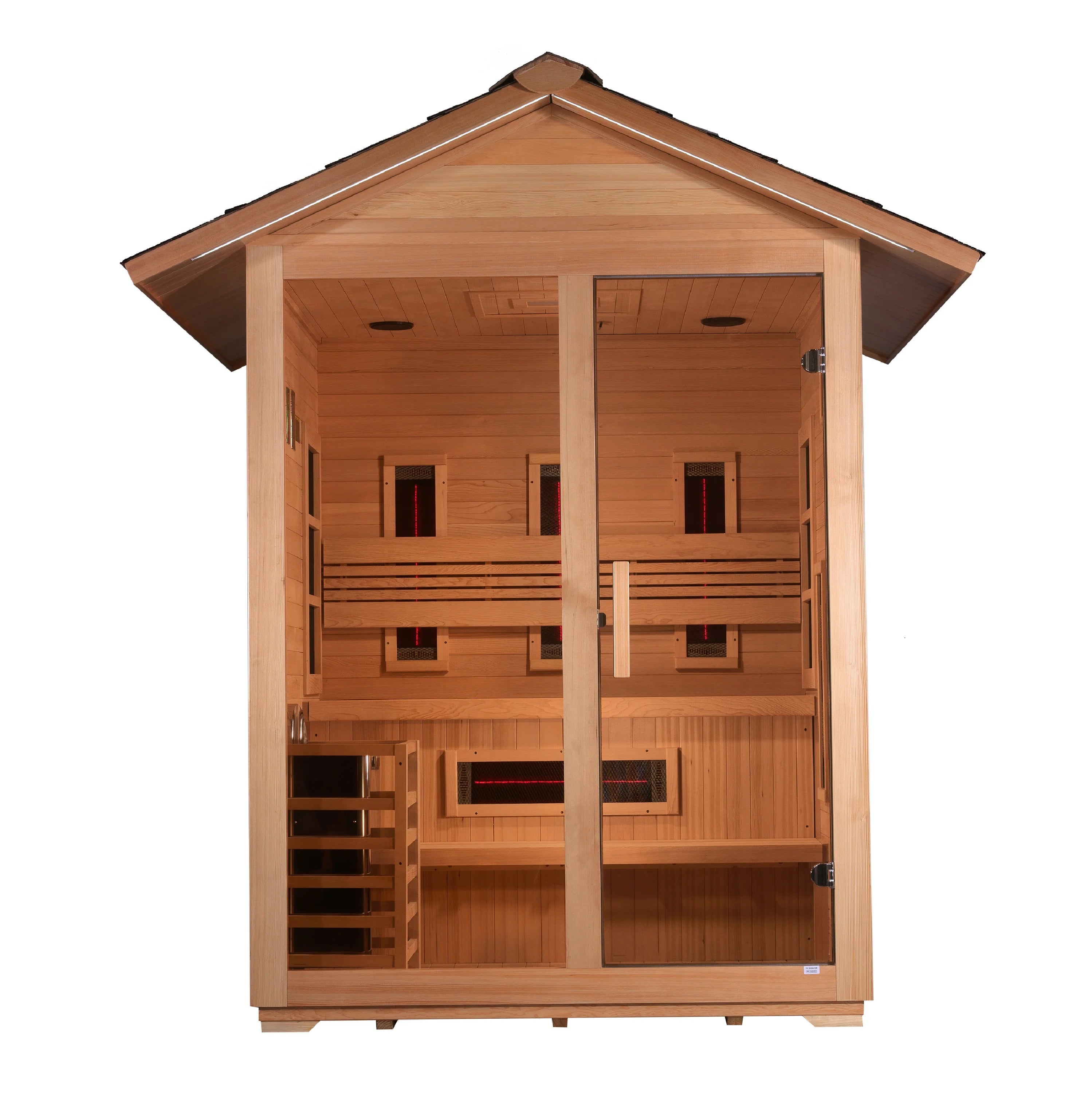 Golden Designs Carinthia 3-Person Outdoor Hybrid Sauna