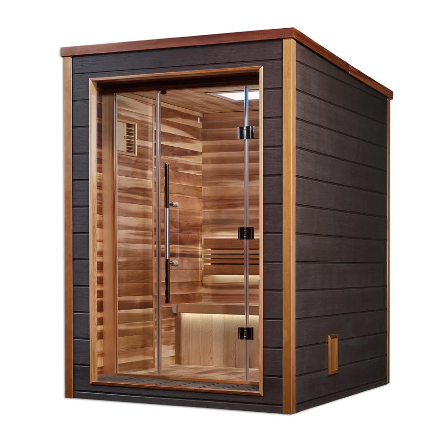 Golden Designs Narvik 2-Person Outdoor Traditional Sauna