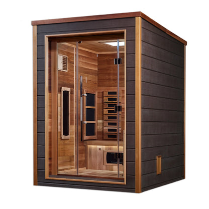 Golden Designs Nora 2-Person Outdoor Hybrid Sauna