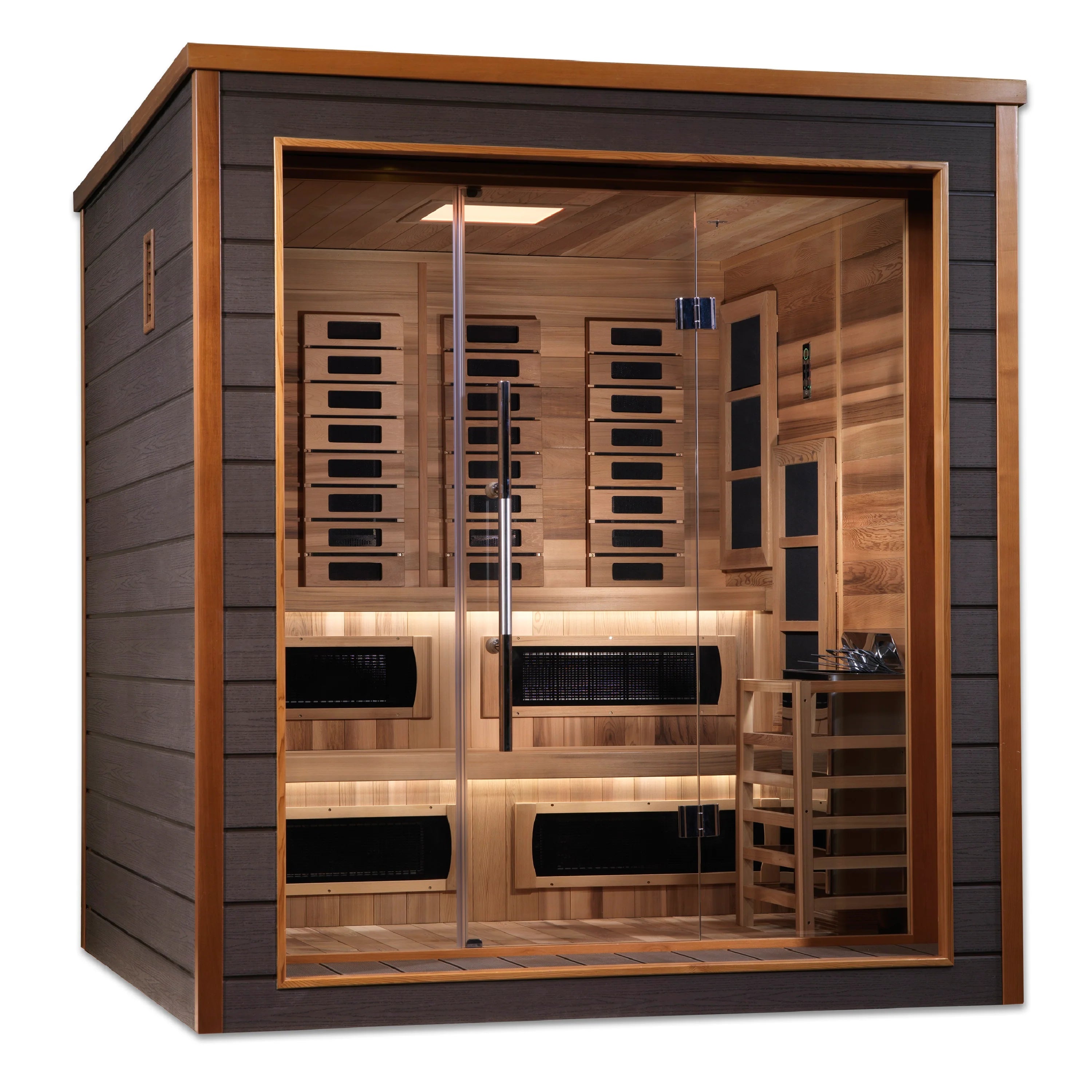Golden Designs Karlstad 6-Person Outdoor Hybrid Sauna