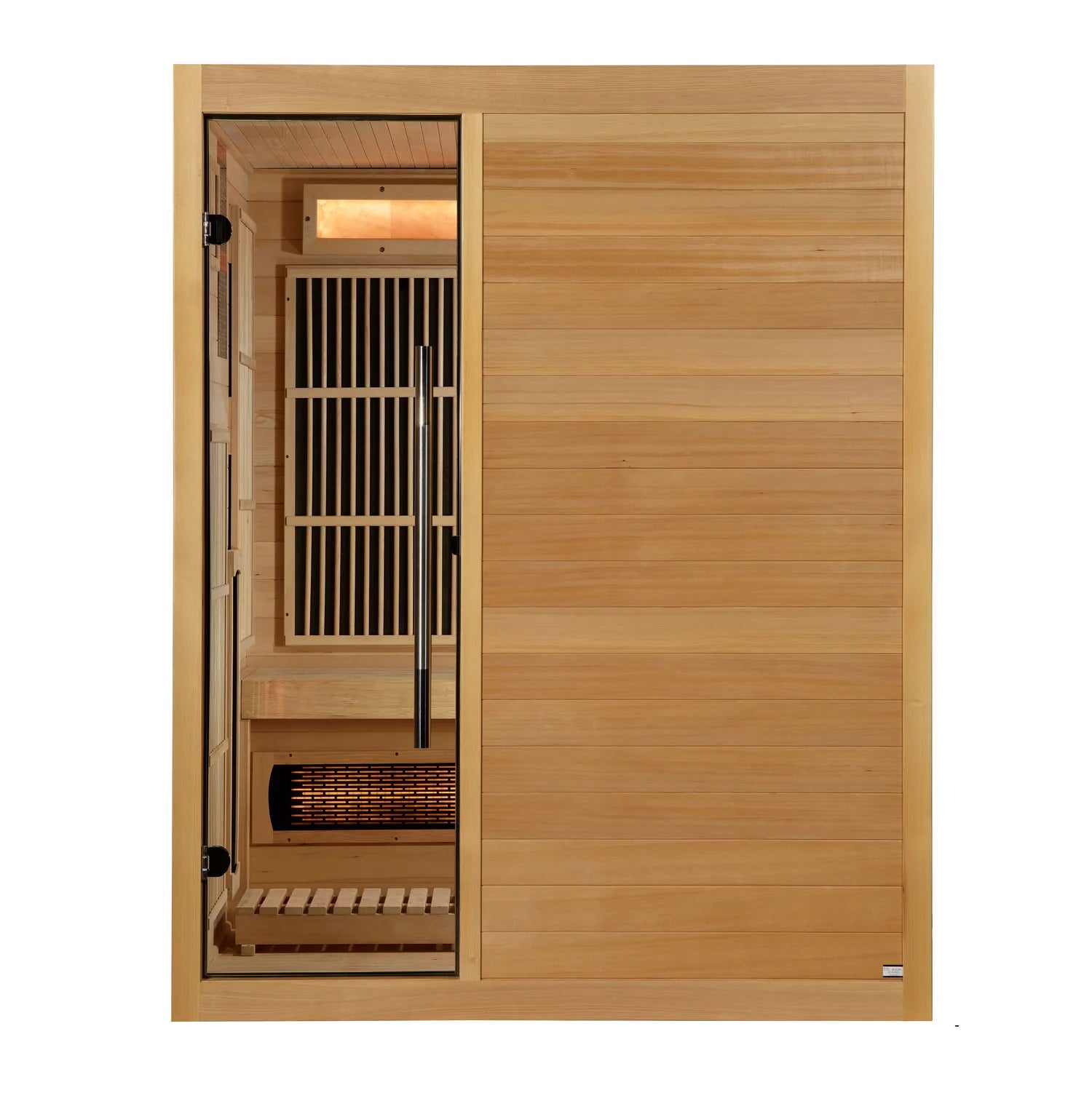 Golden Designs 2025 Soria 3-Person Full Spectrum Indoor Hybrid Sauna