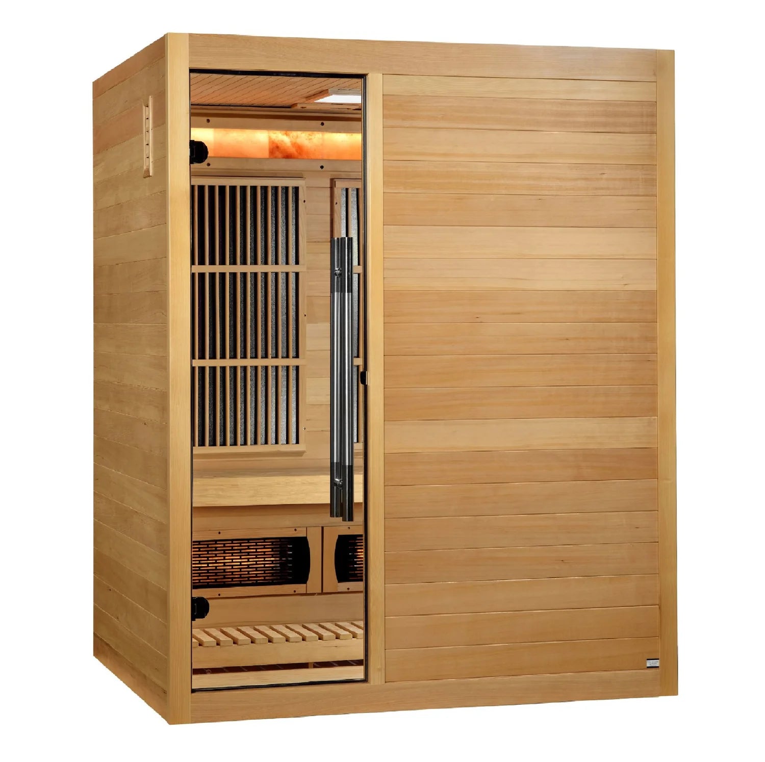 Golden Designs 2025 Soria 3-Person Full Spectrum Indoor Hybrid Sauna