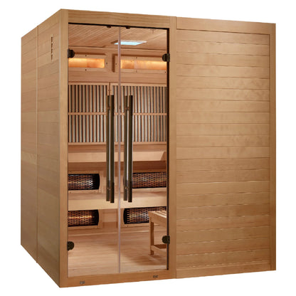 Golden Designs 2025 Toledo 6-Person Hybrid Indoor Sauna