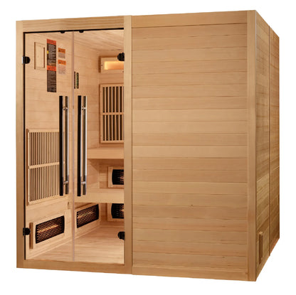 Golden Designs 2025 Toledo 6-Person Hybrid Indoor Sauna