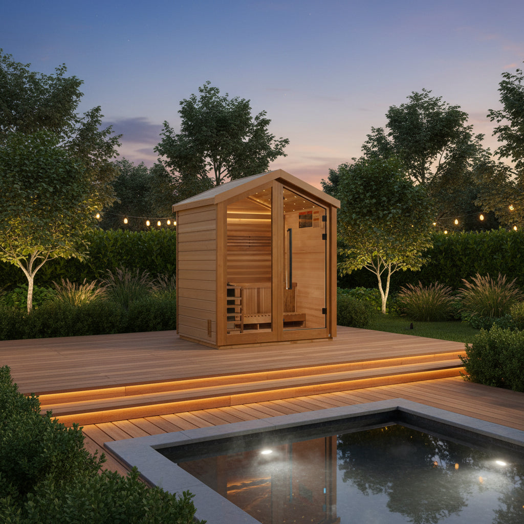 Golden Designs Savonlinna 3-Person Outdoor Traditional Sauna