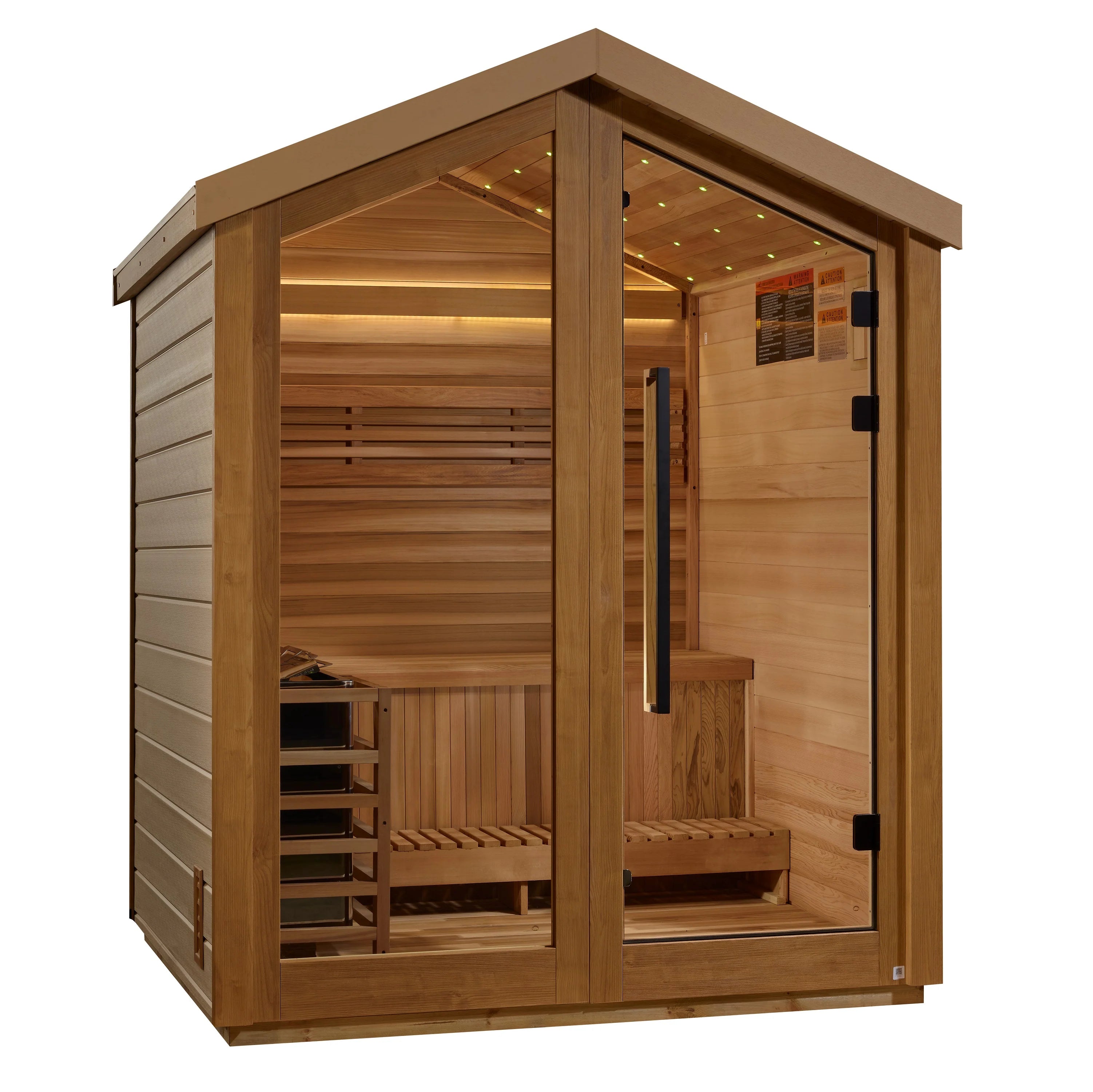 Golden Designs Savonlinna 3-Person Outdoor Traditional Sauna