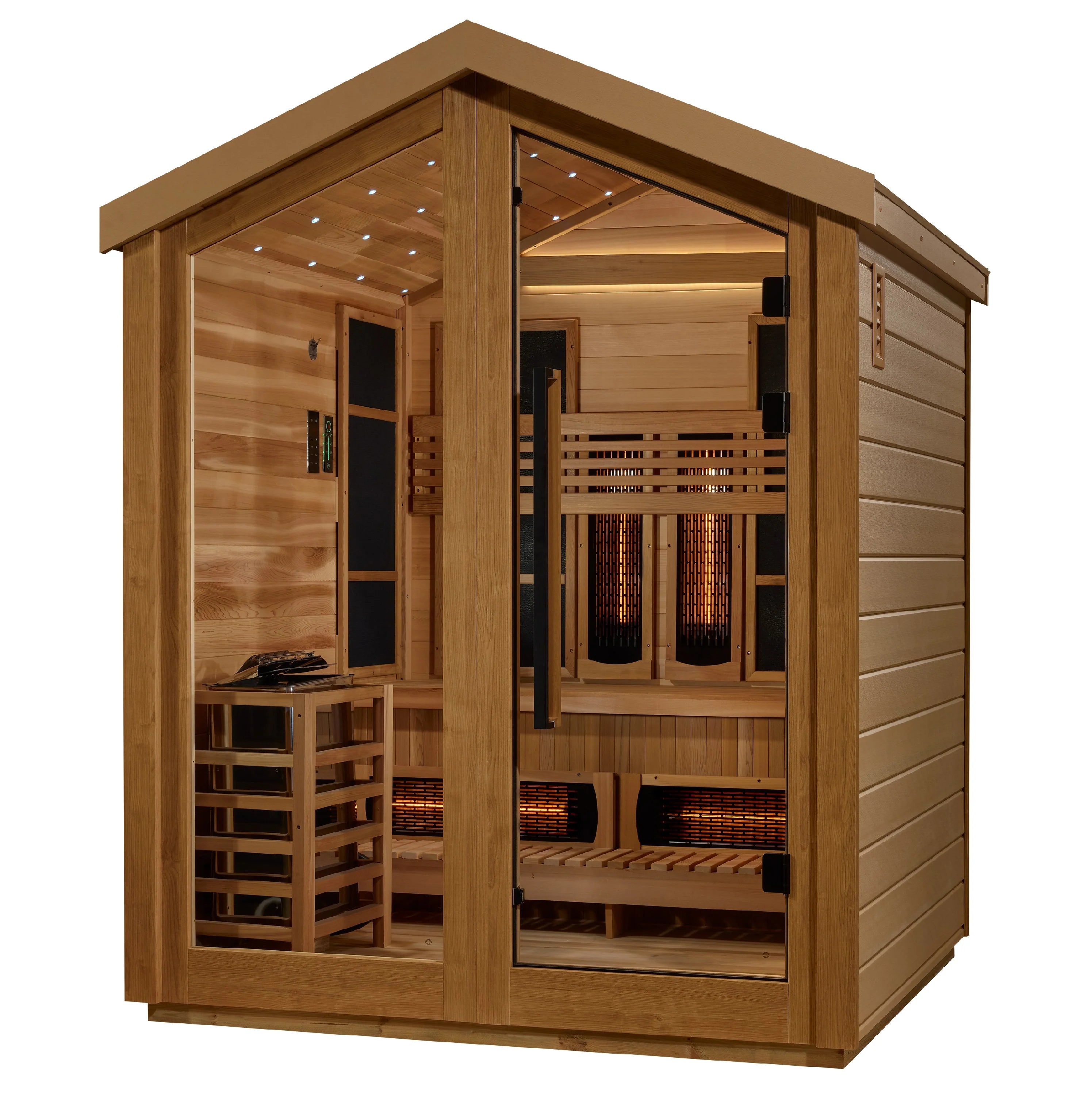 Golden Designs Loviisa 3-Person Outdoor Hybrid Sauna