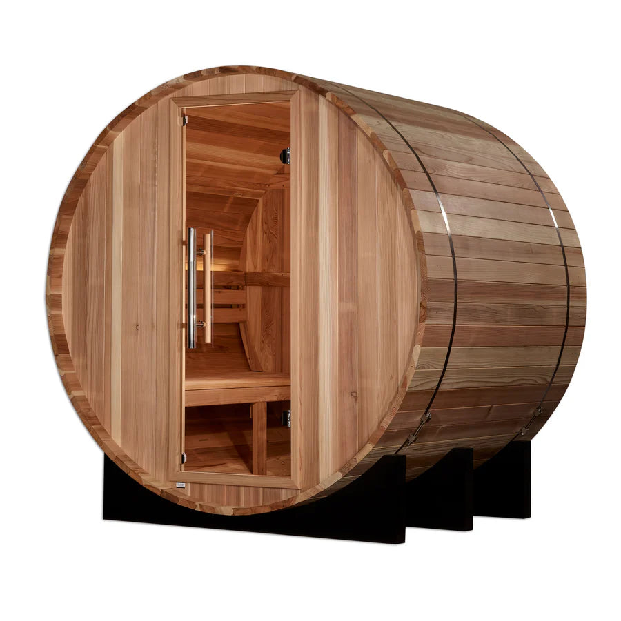 Golden Designs St. Moritz 2-Person Traditional Barrel Sauna