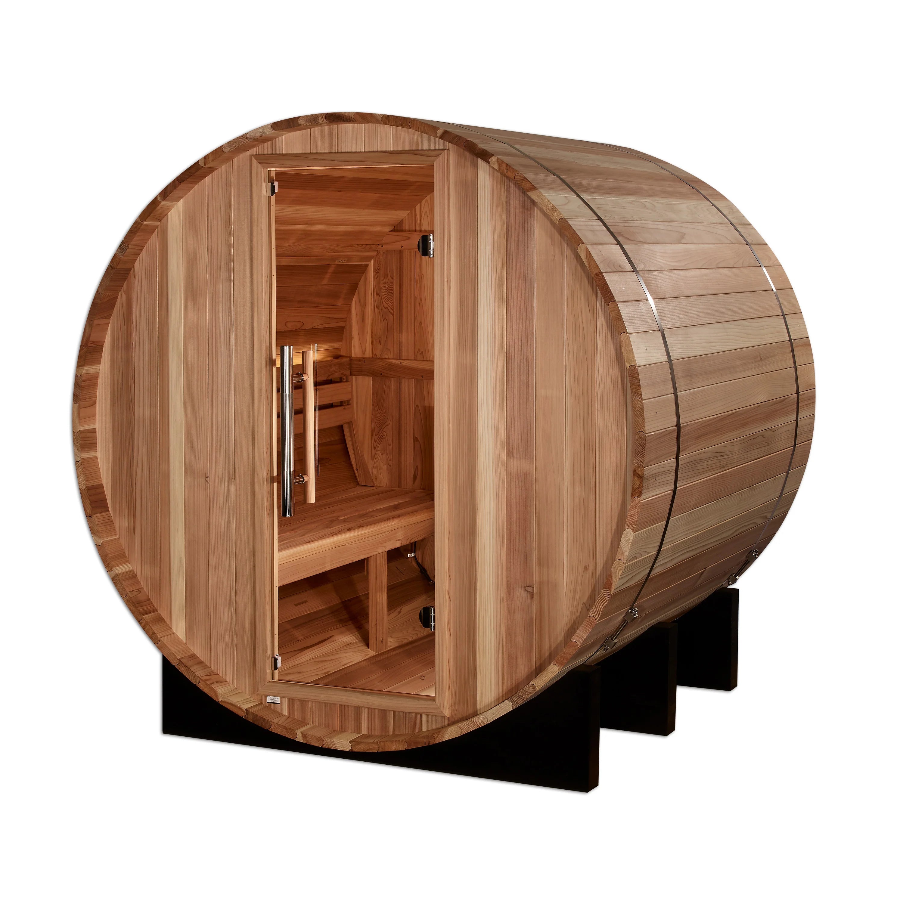Golden Designs St. Moritz 2-Person Traditional Barrel Sauna