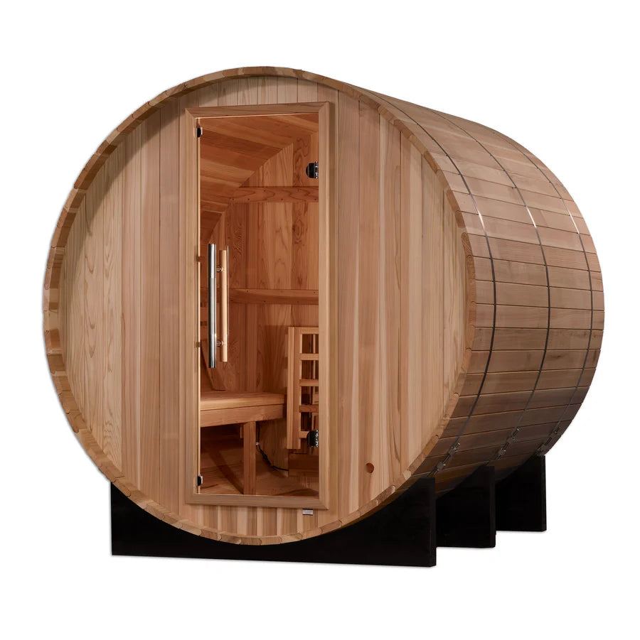 Golden Designs Arosa 4-Person Traditional Barrel Sauna