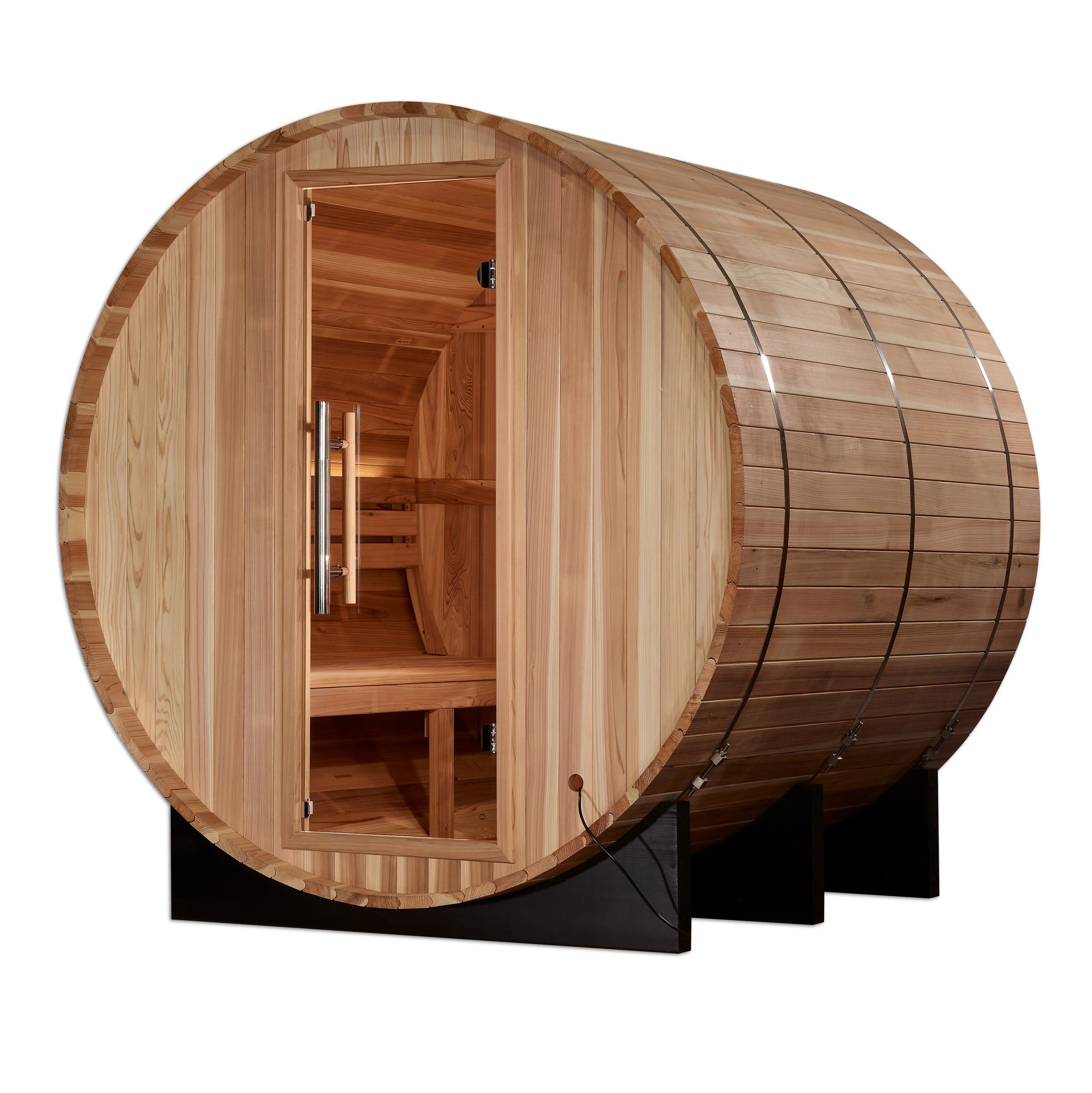 Golden Designs Arosa 4-Person Traditional Barrel Sauna