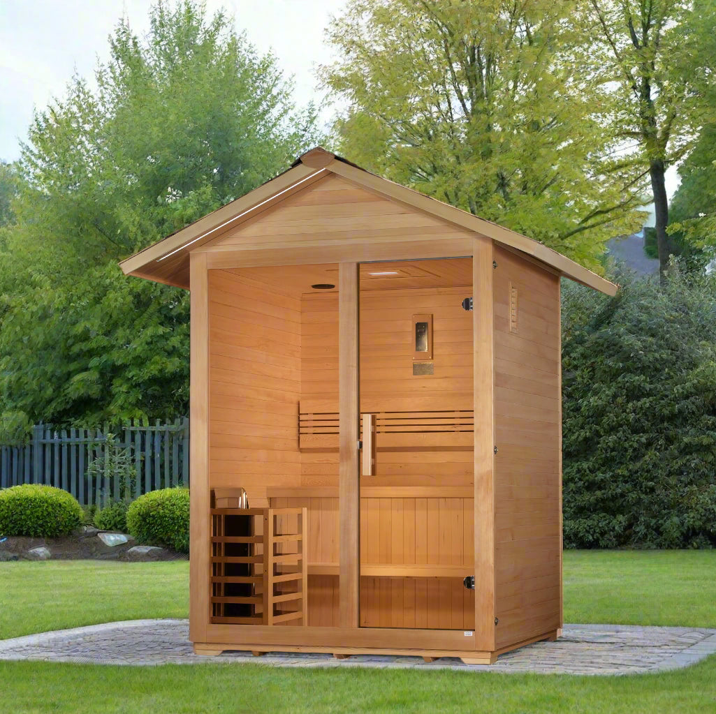 Golden Designs Arlberg 3-Person Outdoor Traditional Sauna