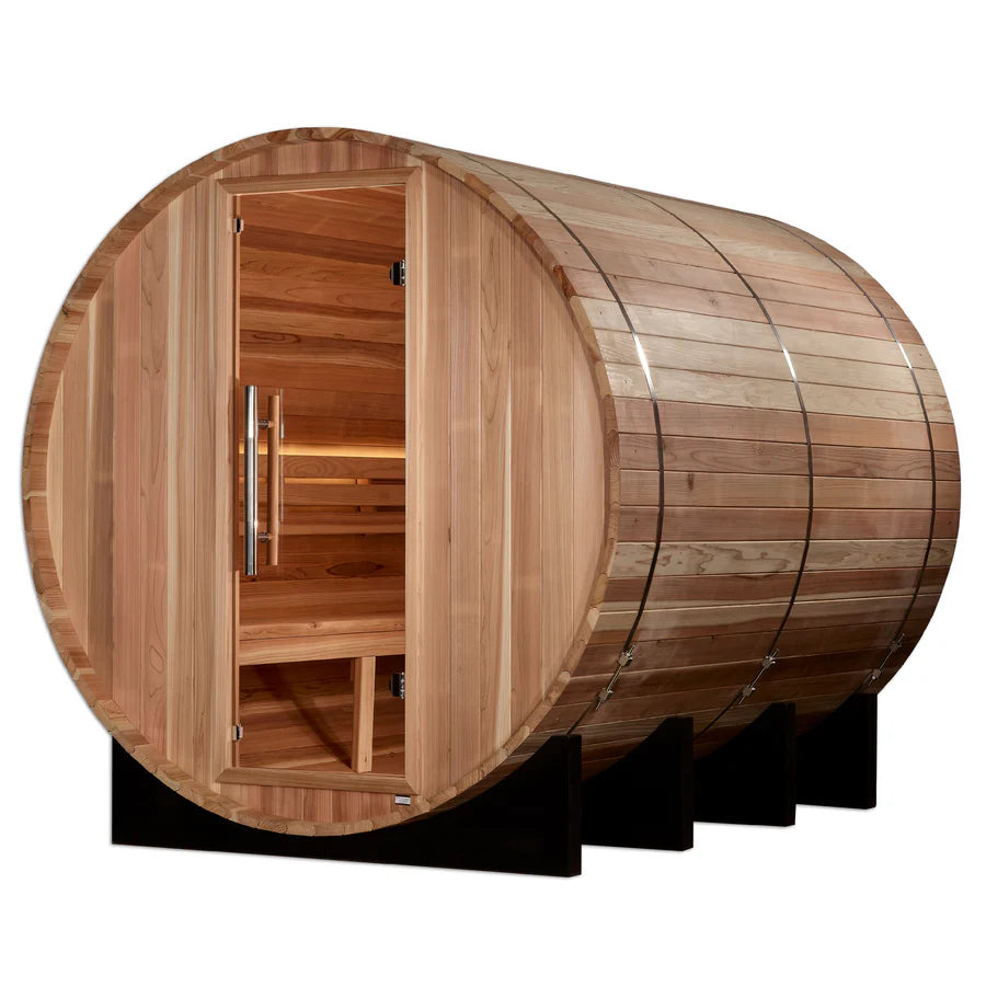 Golden Designs Klosters 6-Person Traditional Barrel Sauna