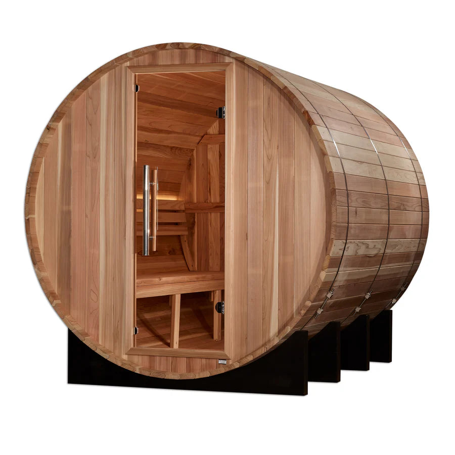 Golden Designs Klosters 6-Person Traditional Barrel Sauna