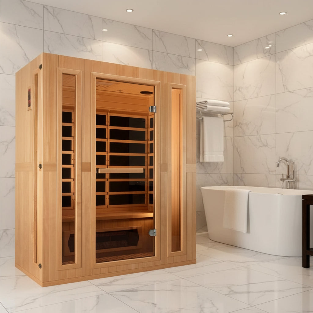 Maxxus Trinity Dual Tech 3-Person Low EMF FAR Infrared Sauna