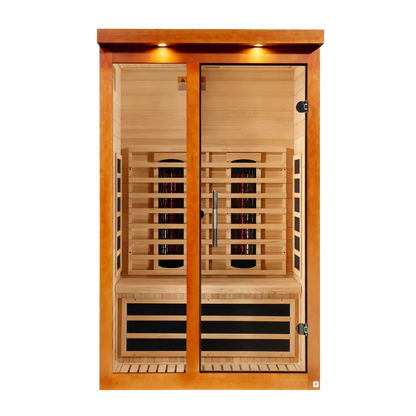 Dynamic Llumeneres 2-Person Full Spectrum Nero Zero EMF FAR IR Sauna