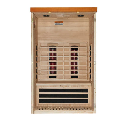 Dynamic Llumeneres 2-Person Full Spectrum Nero Zero EMF FAR IR Sauna