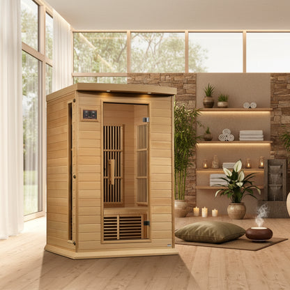 Maxxus 2-Person Near Zero EMF FAR Infrared Sauna