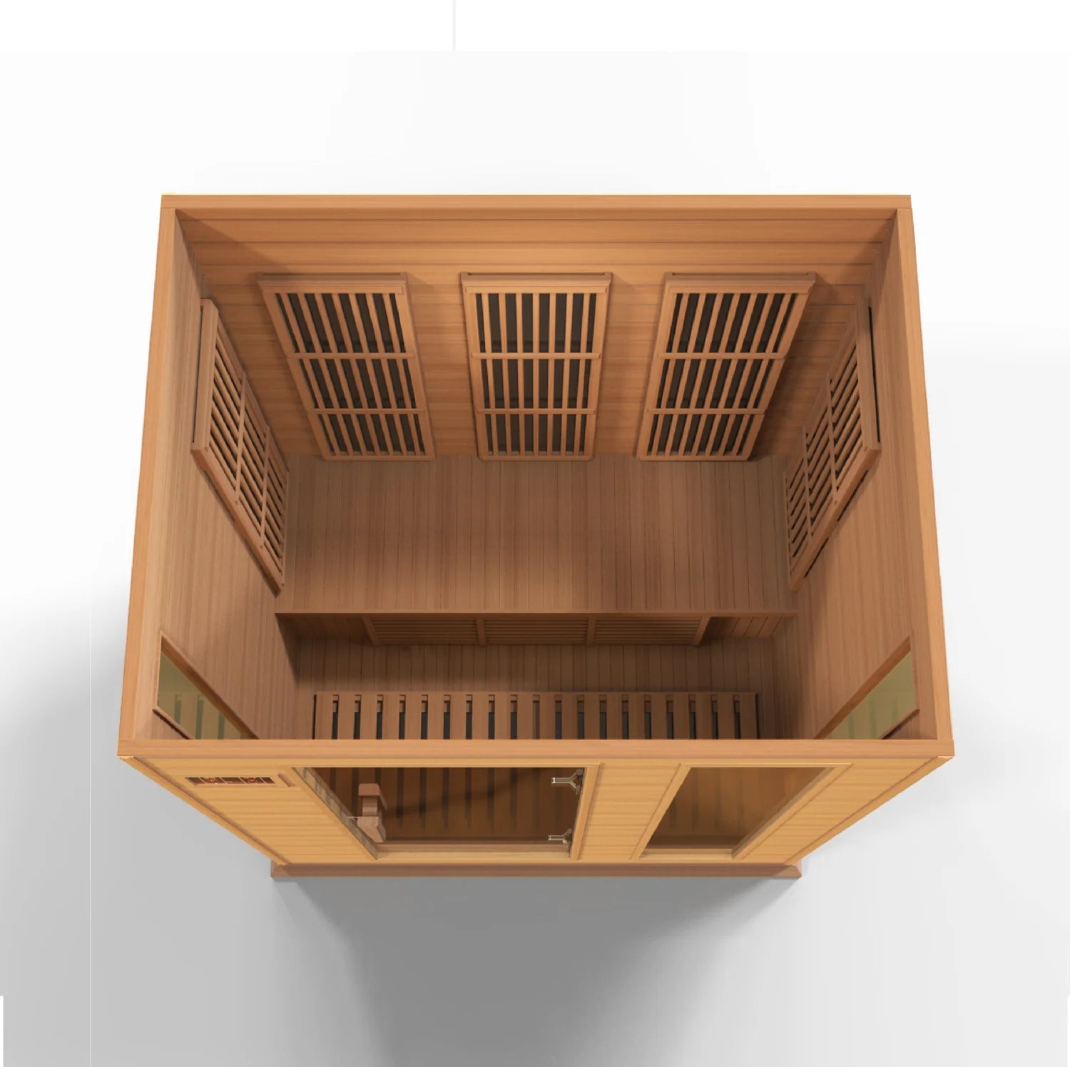 Maxxus 3-Person Near Zero EMF FAR Infrared Sauna Canadian Red Cedar