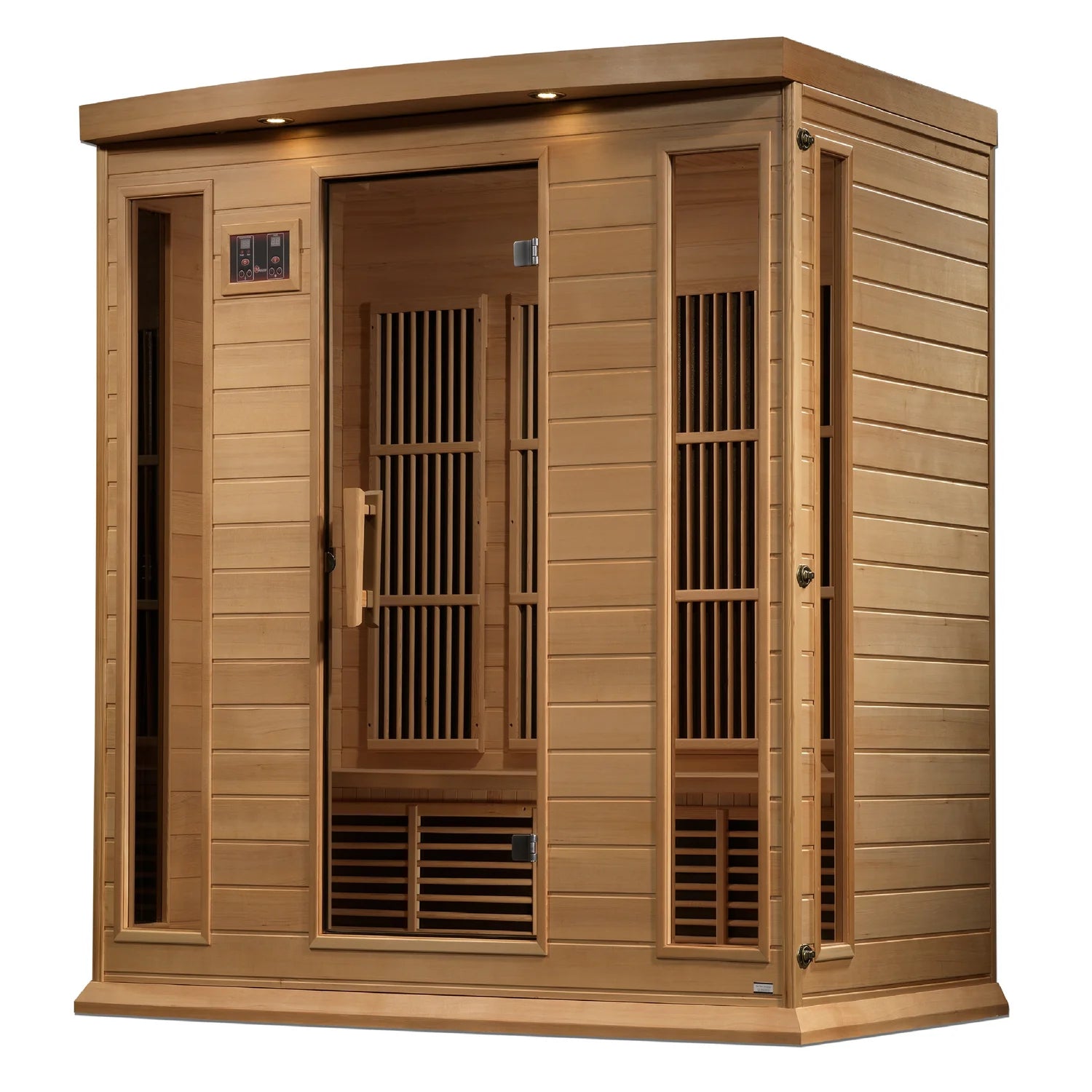 Maxxus 4-Person Near Zero EMF FAR Infrared Sauna Canadian Hemlock