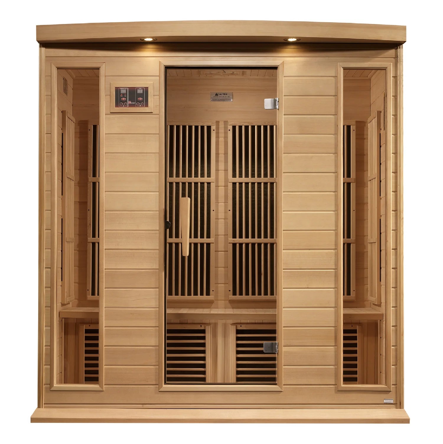Maxxus 4-Person Near Zero EMF FAR Infrared Sauna Canadian Hemlock