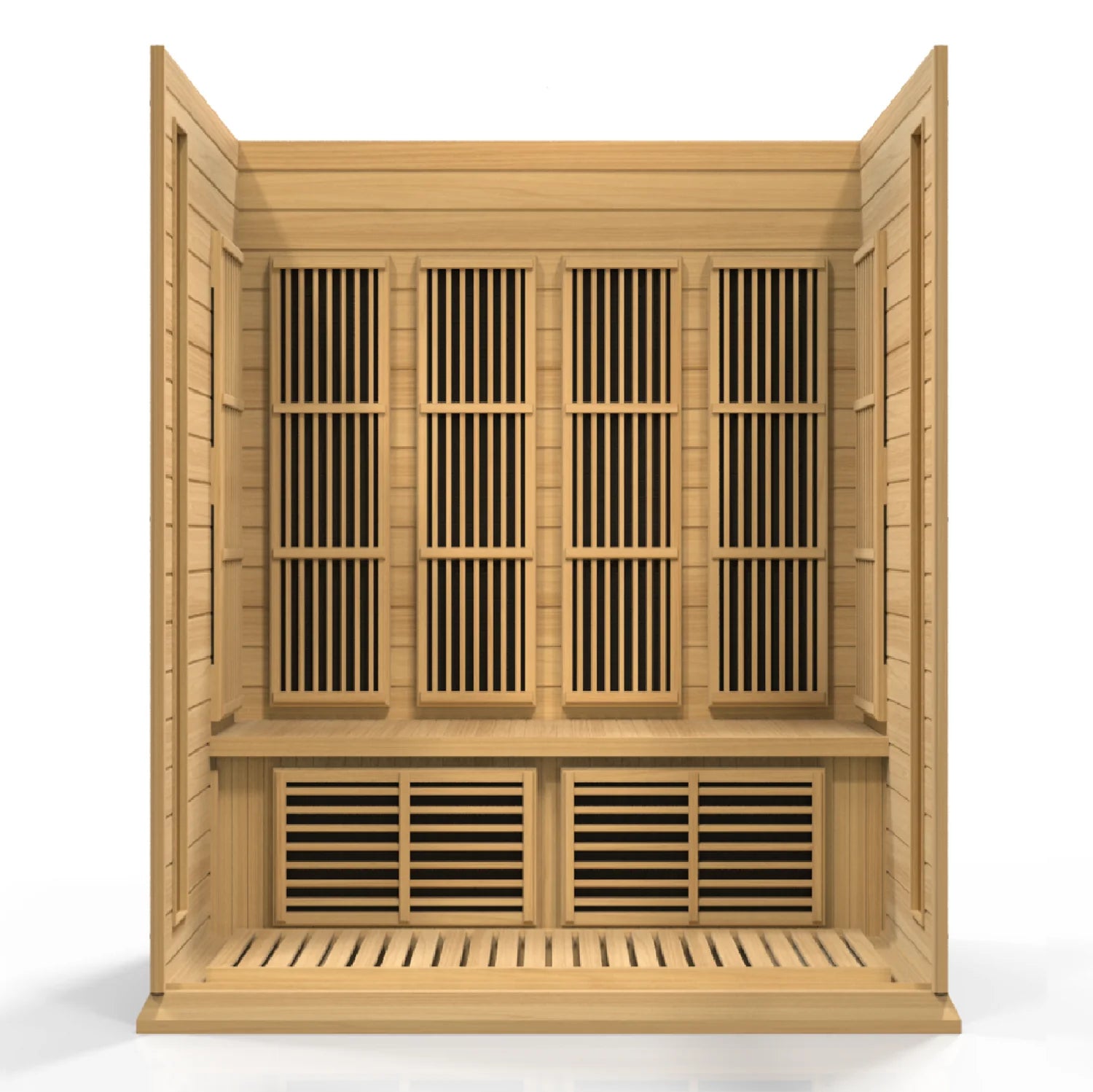 Maxxus 4-Person Low EMF FAR Infrared Sauna Canadian Hemlock