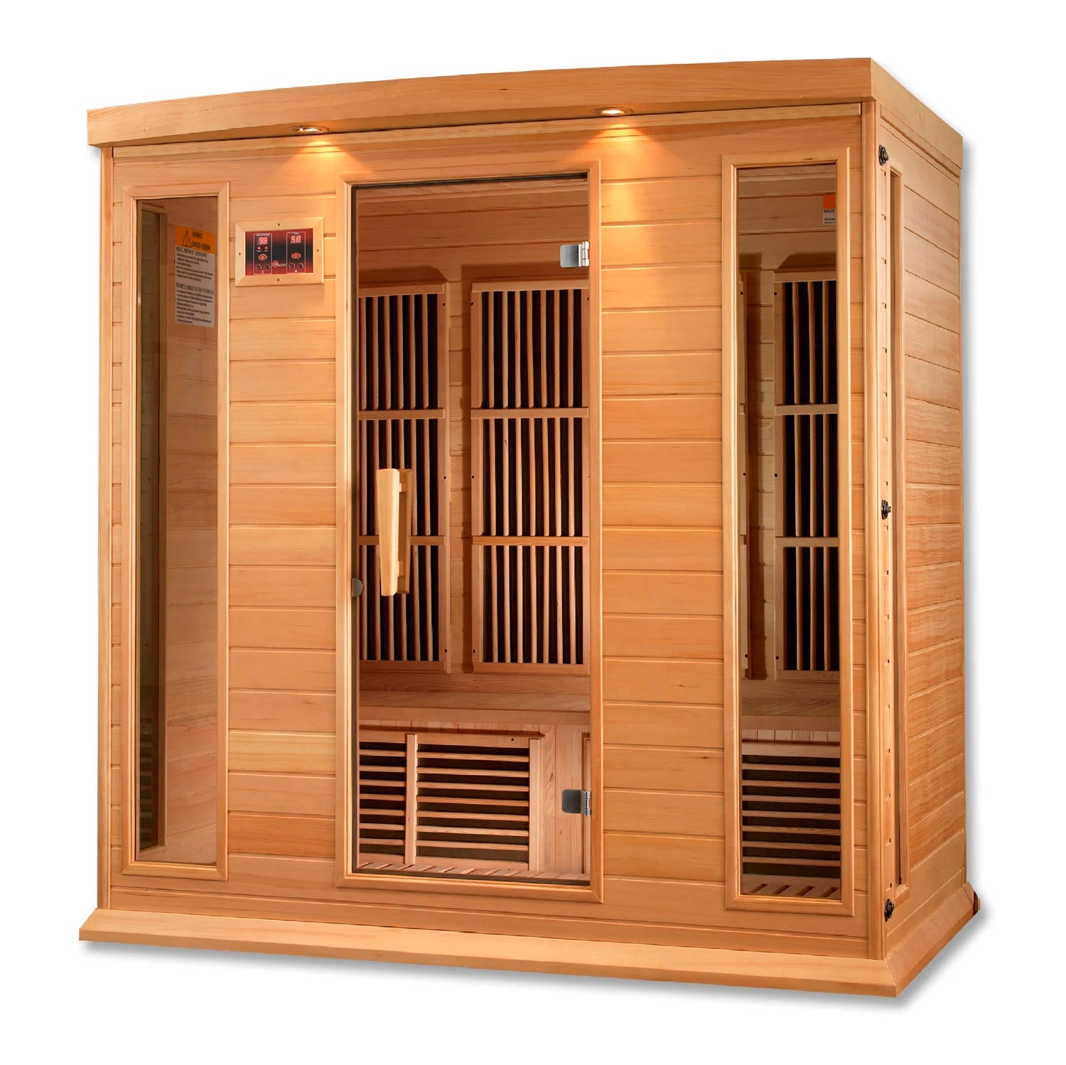 Maxxus 4-Person Low EMF FAR Infrared Sauna Canadian Hemlock