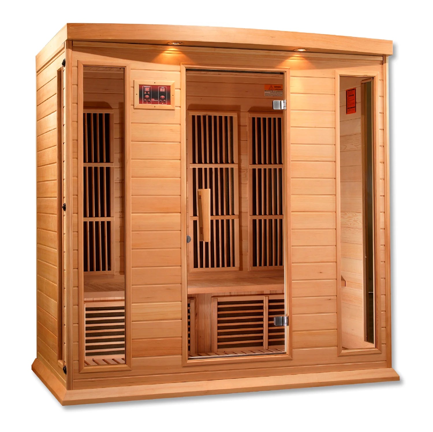 Maxxus 4-Person Low EMF FAR Infrared Sauna Canadian Hemlock