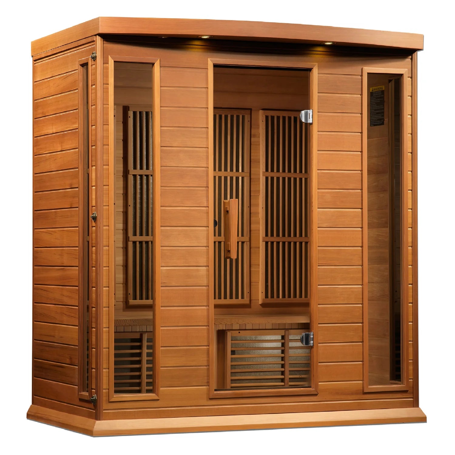 Maxxus 4-Person Near Zero EMF FAR Infrared Sauna Canadian Red Cedar