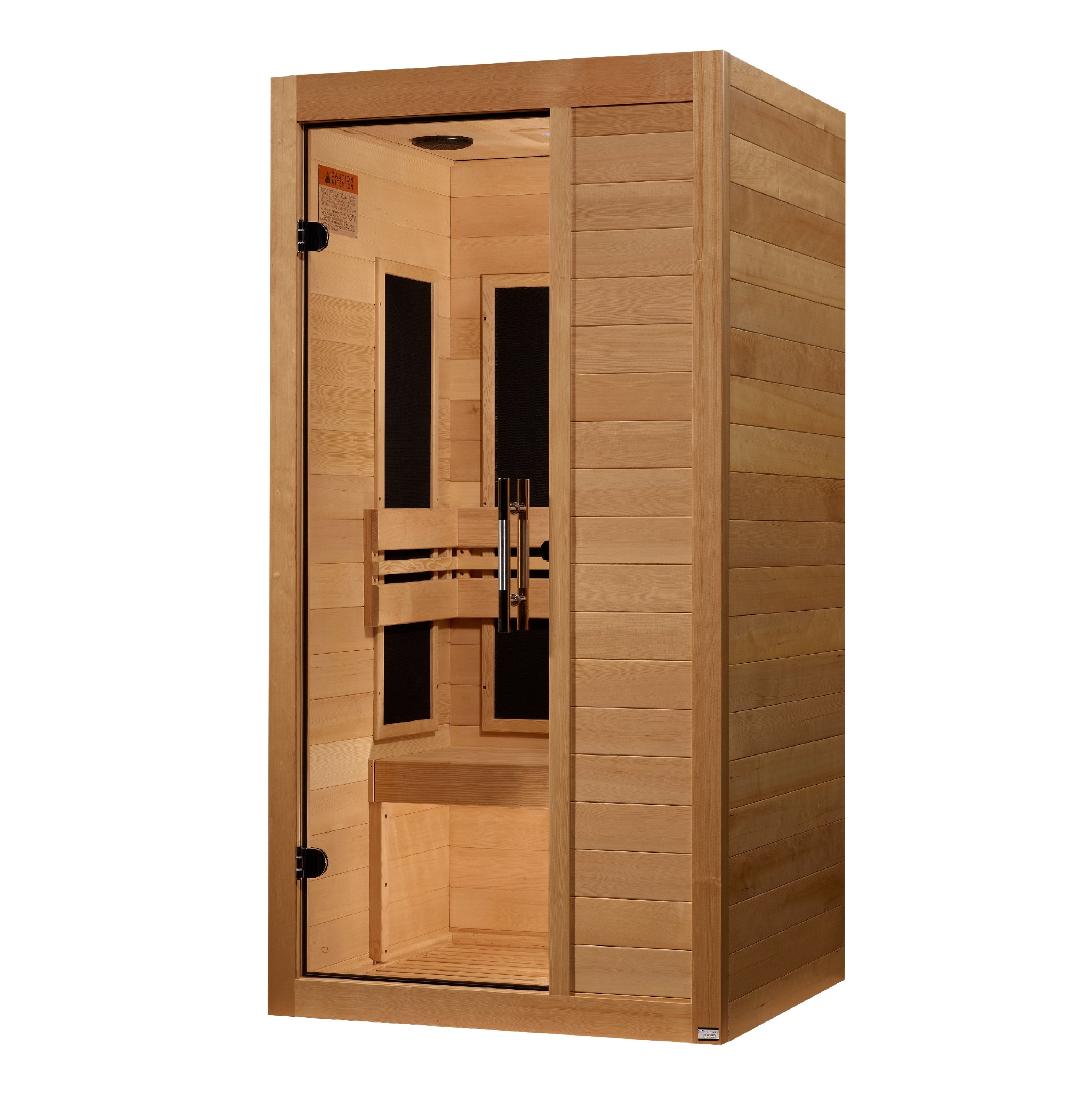 Maxxus S-Line Yoga 1-Person Low EMF FAR Infrared Sauna