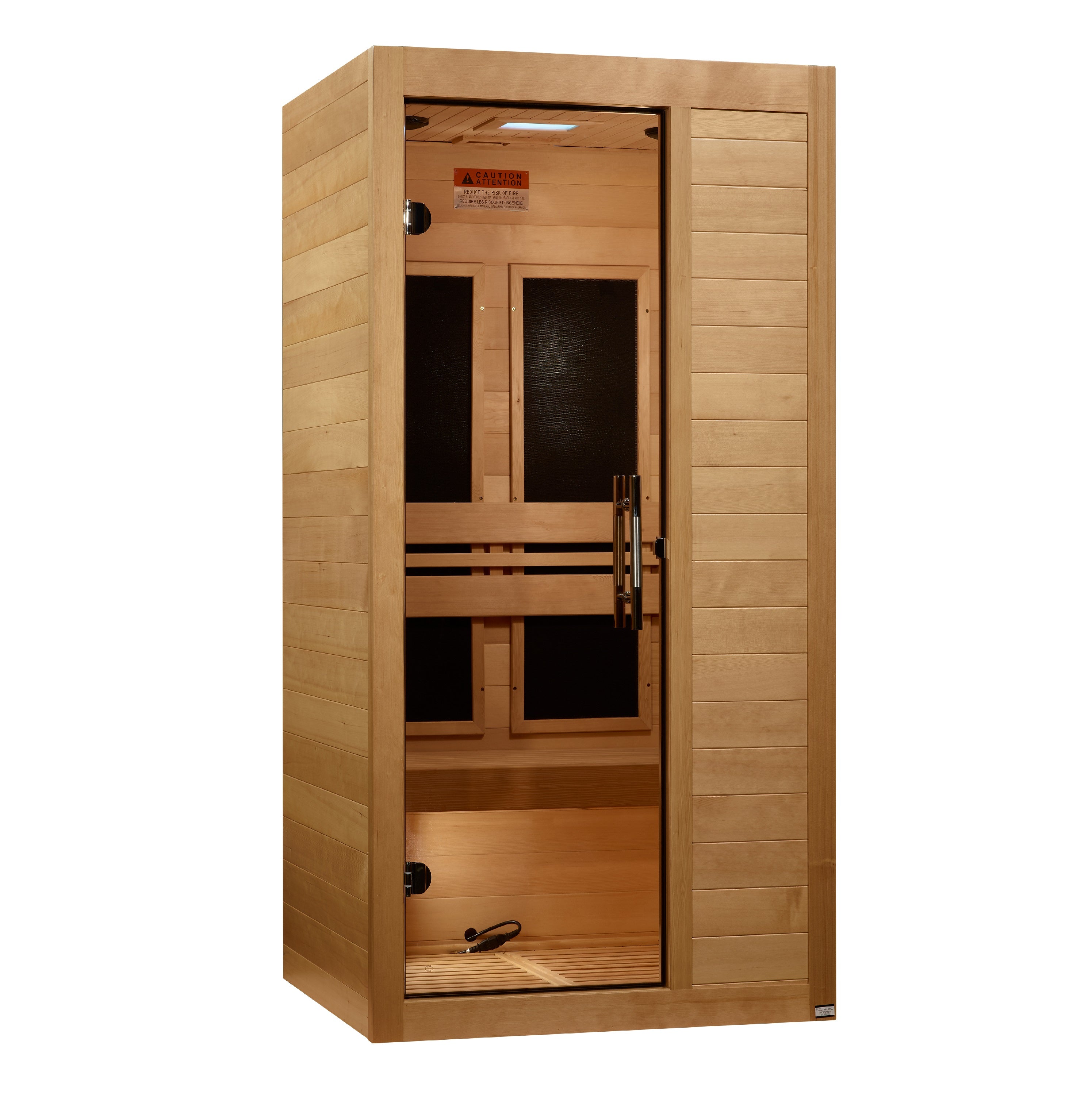 Maxxus S-Line Yoga 1-Person Low EMF FAR Infrared Sauna
