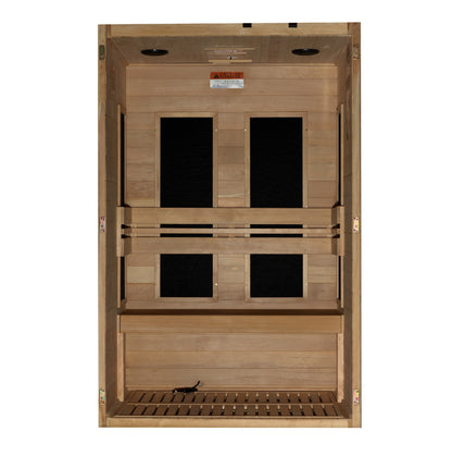 Maxxus S-Line Yoga 2-Person Low EMF FAR Infrared Sauna