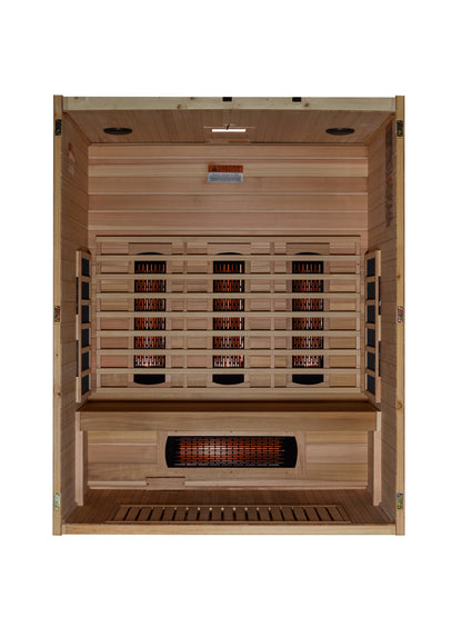 Maxxus S-Line Yoga 3-Person Full Spectrum Near Zero EMF FAR Infrared Sauna