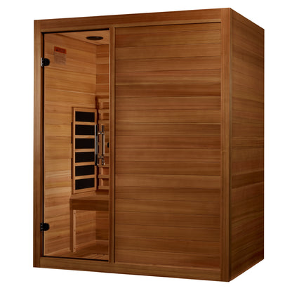 Maxxus S-Line Yoga 3-Person Full Spectrum Near Zero EMF FAR Infrared Sauna