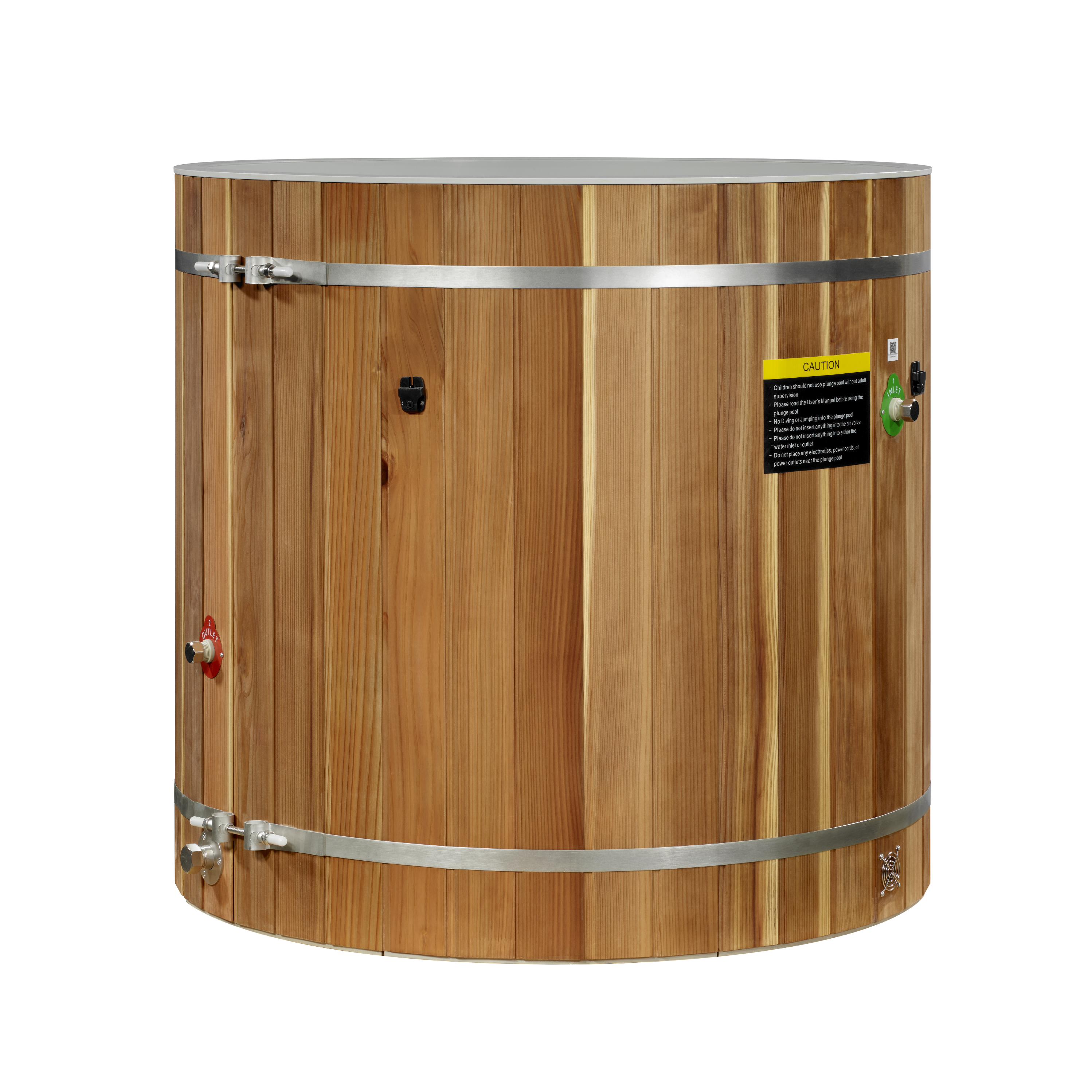 Dynamic Cold Therapy Barrel Cold Plunge PVC Interior