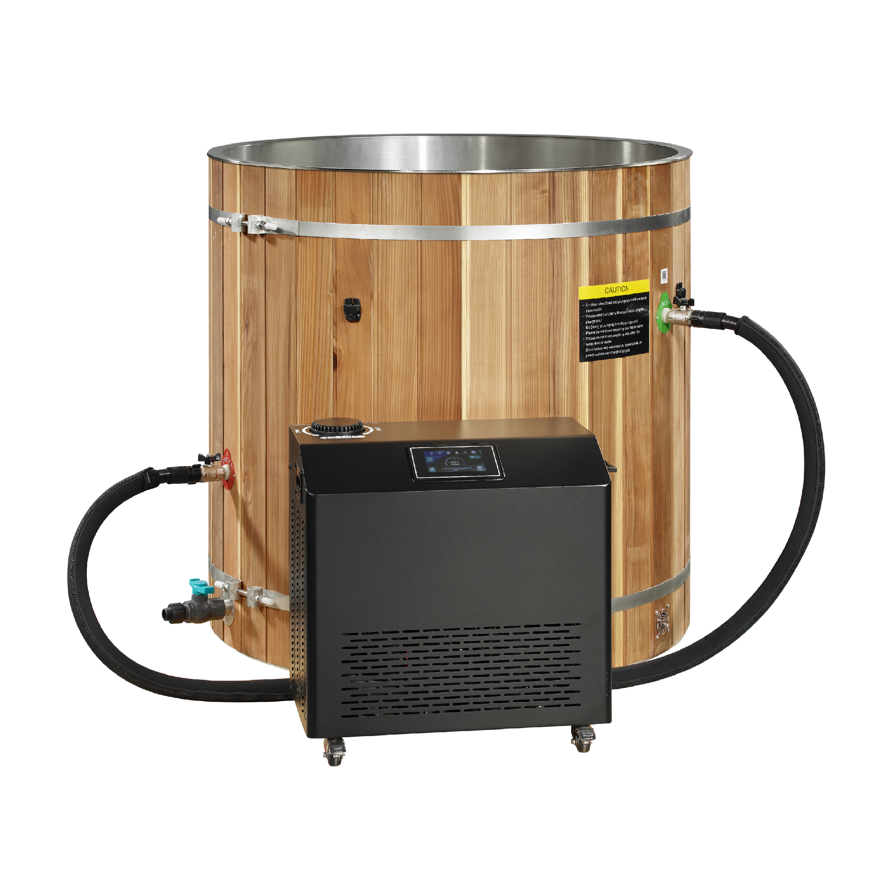 Dynamic Cold Therapy Barrel Stainless Steel Interior