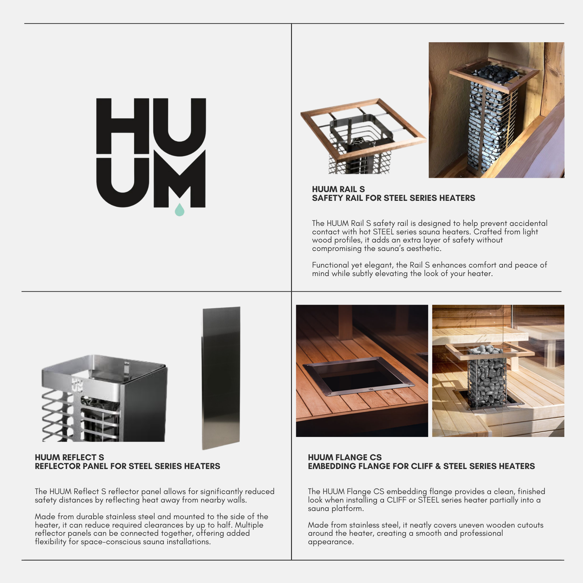 HUUM STEEL 6kW Sauna Heater