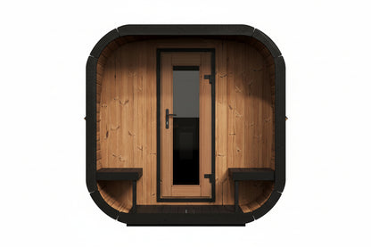 SaunaLife Model CL12GCP 8-Person Outdoor Luxury Sauna