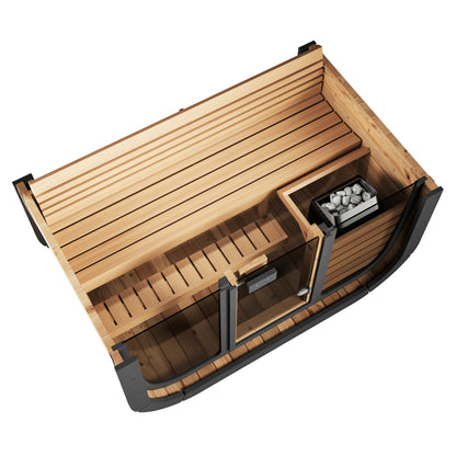 SaunaLife Model CL4G 3-Person Traditional Sauna