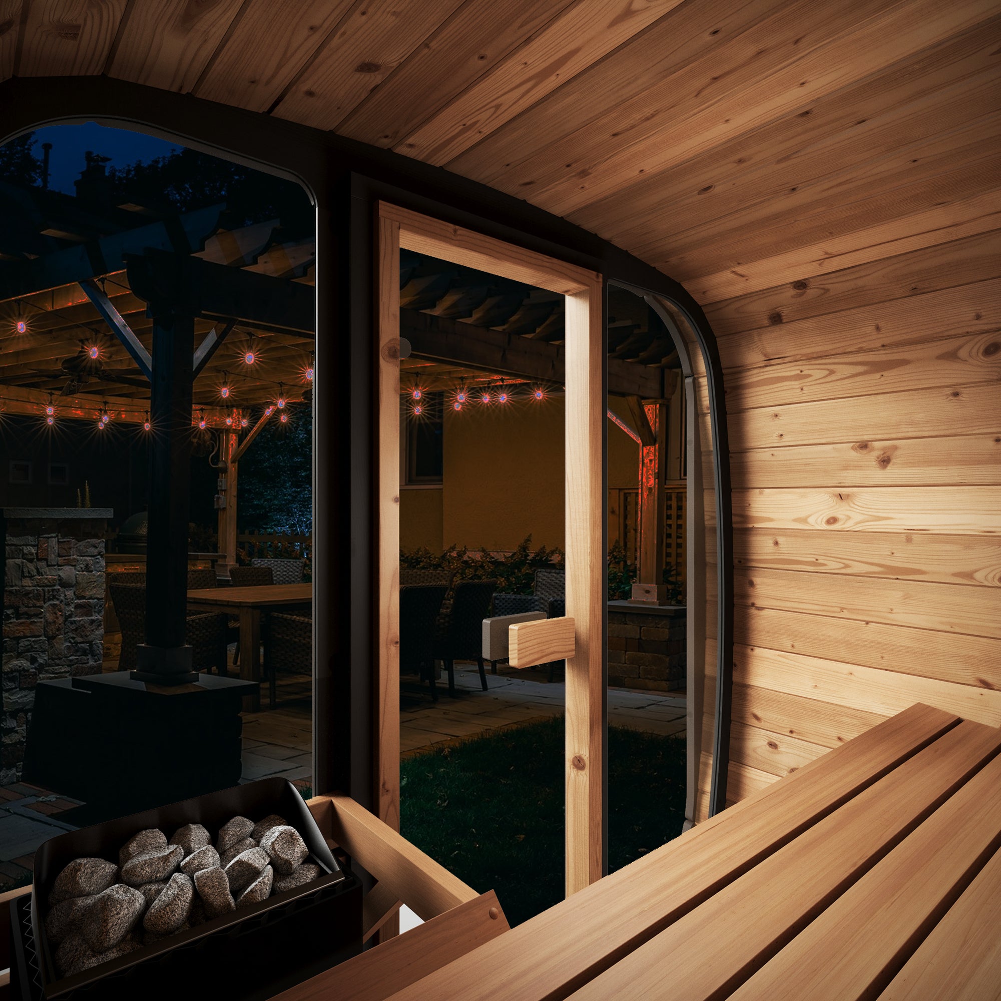 SaunaLife Model CL4G 3-Person Traditional Sauna