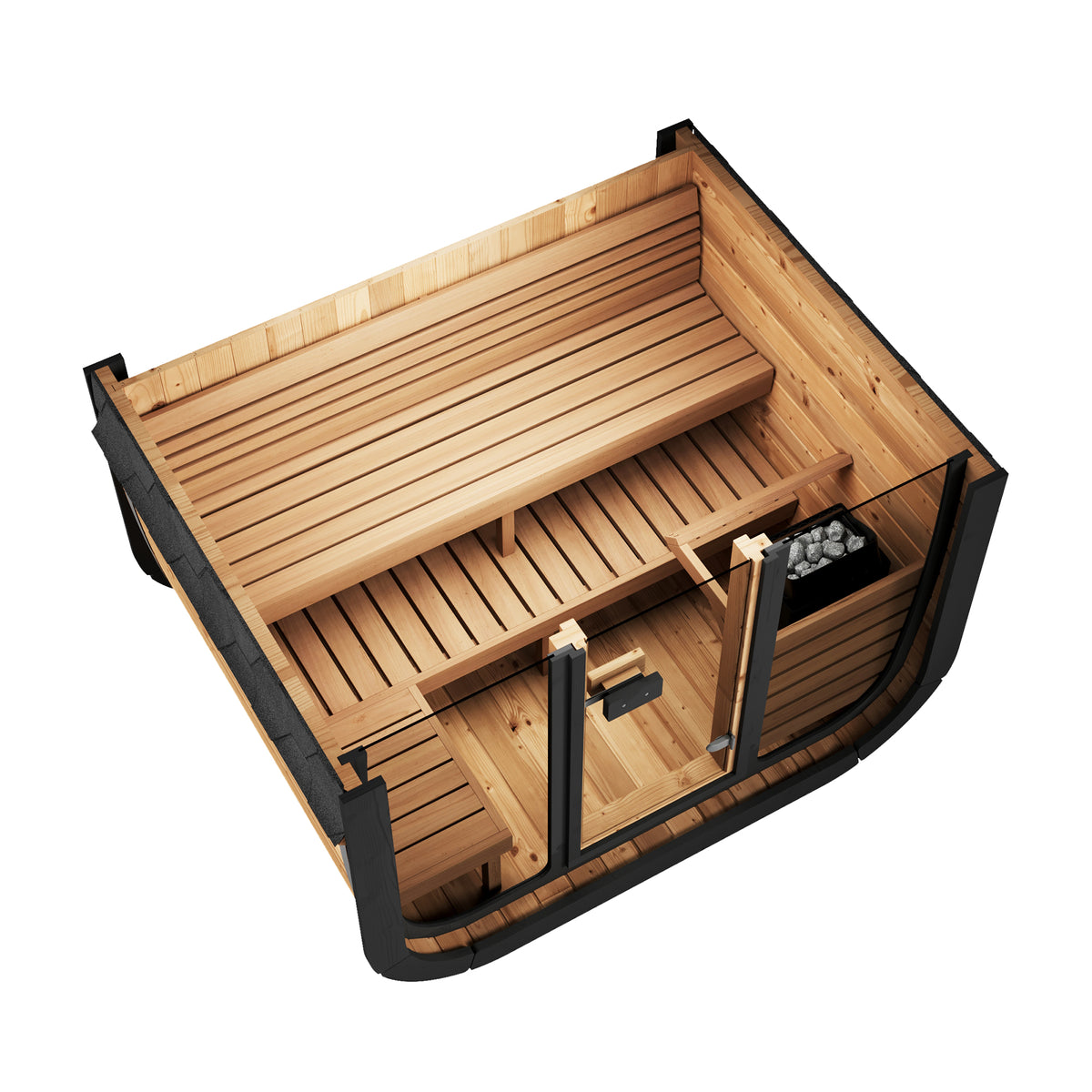 SaunaLife Model CL5G 4-Person Traditional Sauna