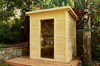 SaunaLife Model G2 4-Person Outdoor Traditional Sauna