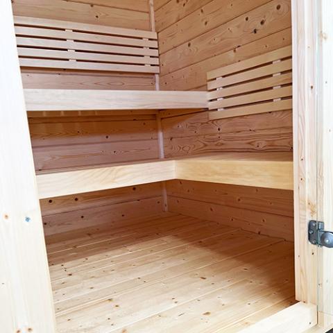 SaunaLife Model G2 4-Person Outdoor Traditional Sauna